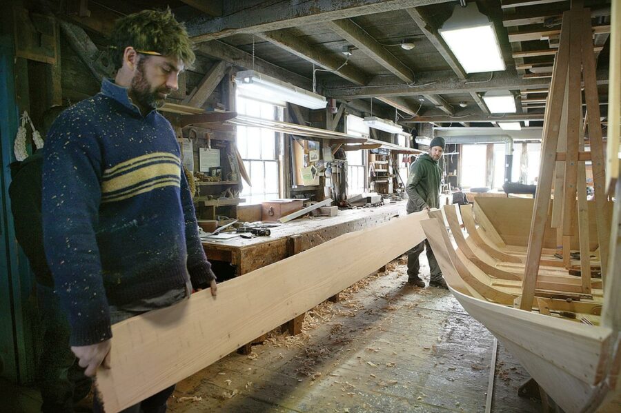 Building an Amesbury Skiff – Part 2. Planking and finishing – Mastering ...