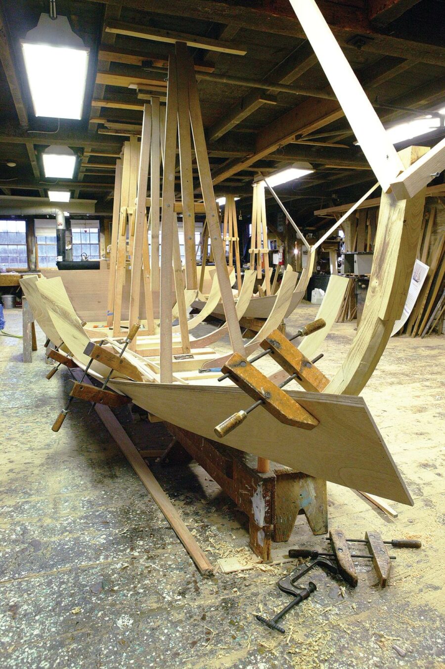 Building An Amesbury Skiff – Part 2. Planking And Finishing – Mastering 