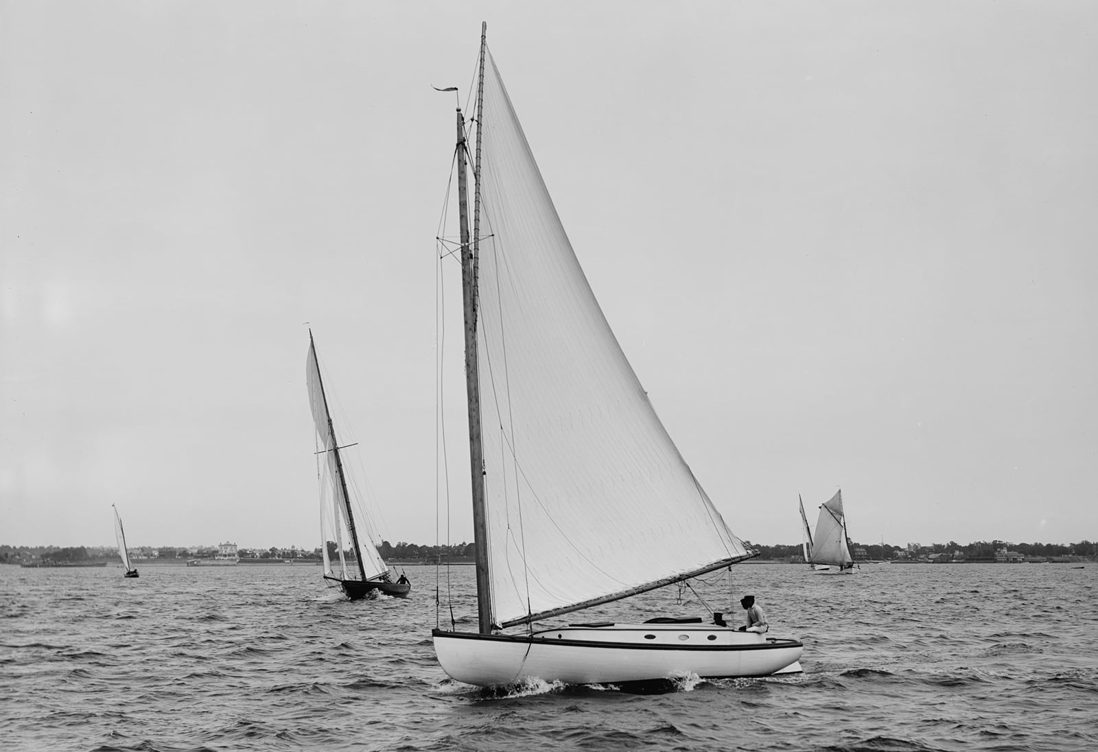 The catboat STEP LIVELY.