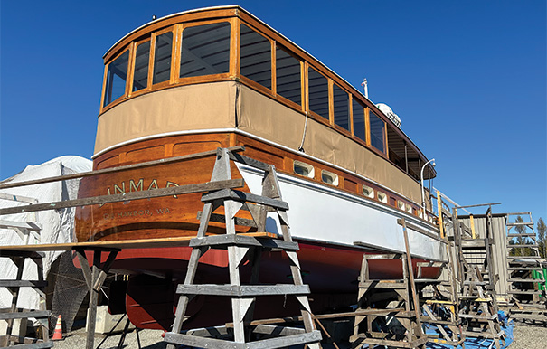 LINMAR, a 78′ power cruiser.
