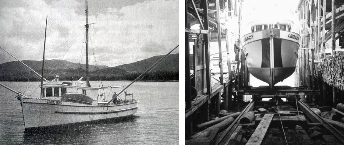 TRADE WIND (left), LEGACY (right).
