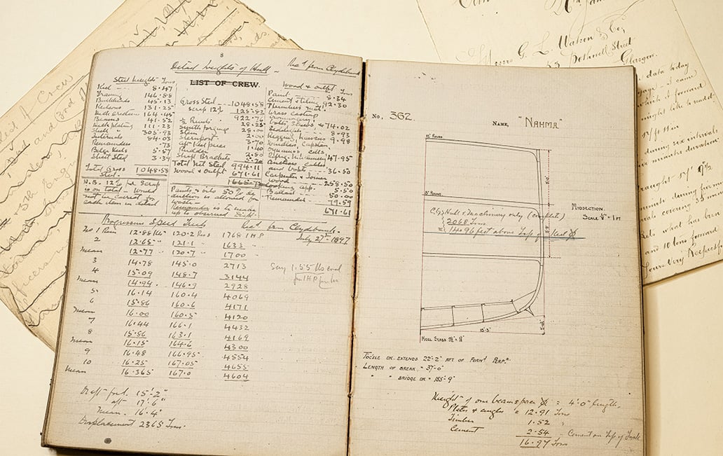 Detailed construction notes.