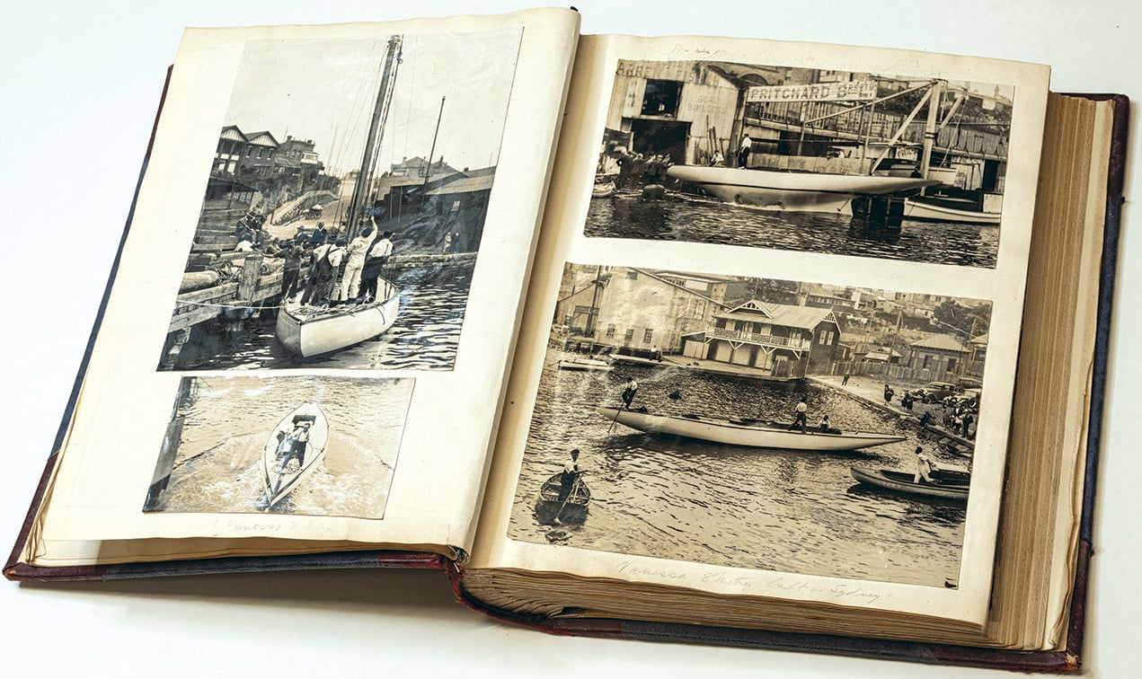 The only known surviving scrapbook from the Fife yard.