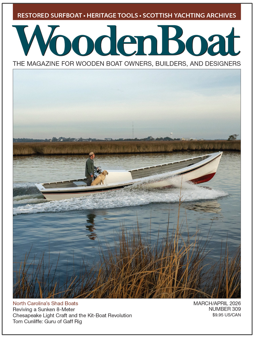 WoodenBoat Magazine Cover, March April 2026