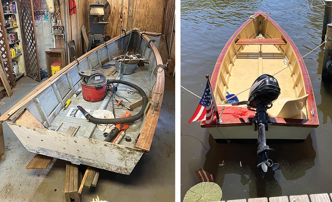 16′ flat-bottomed skiff