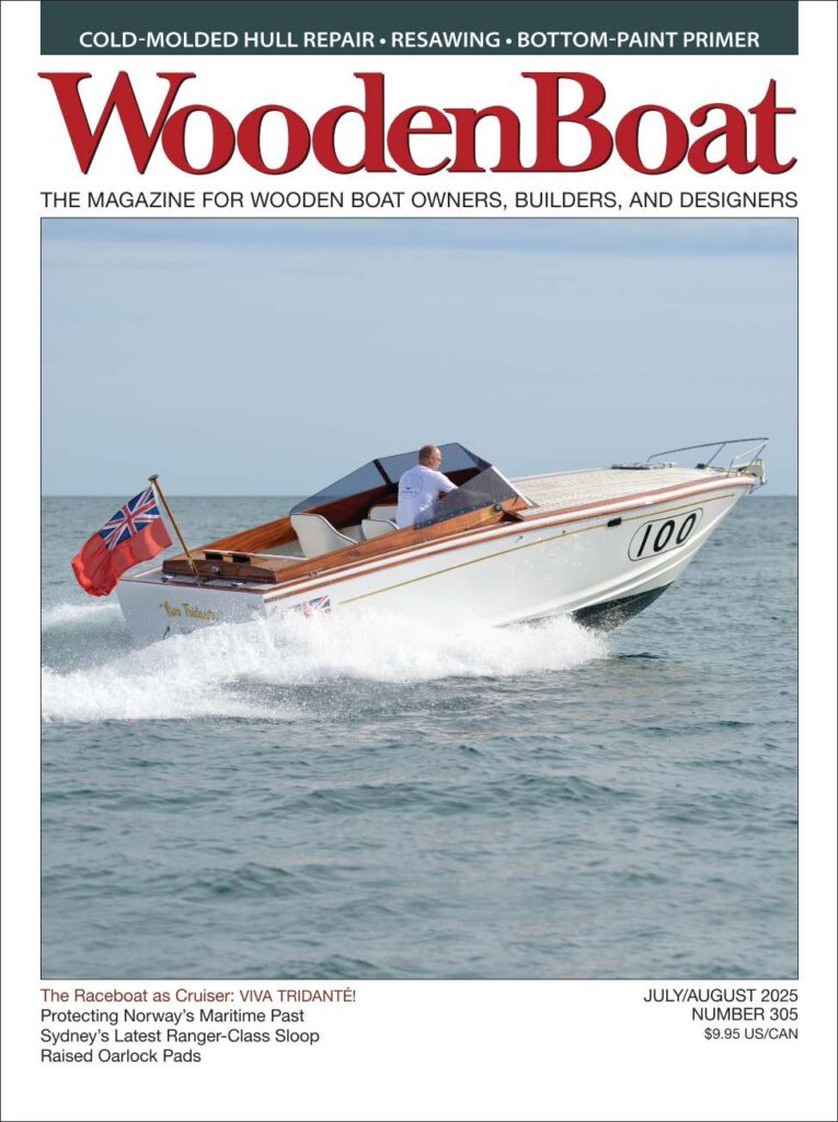 WoodenBoat July/August 2025 issue cover.